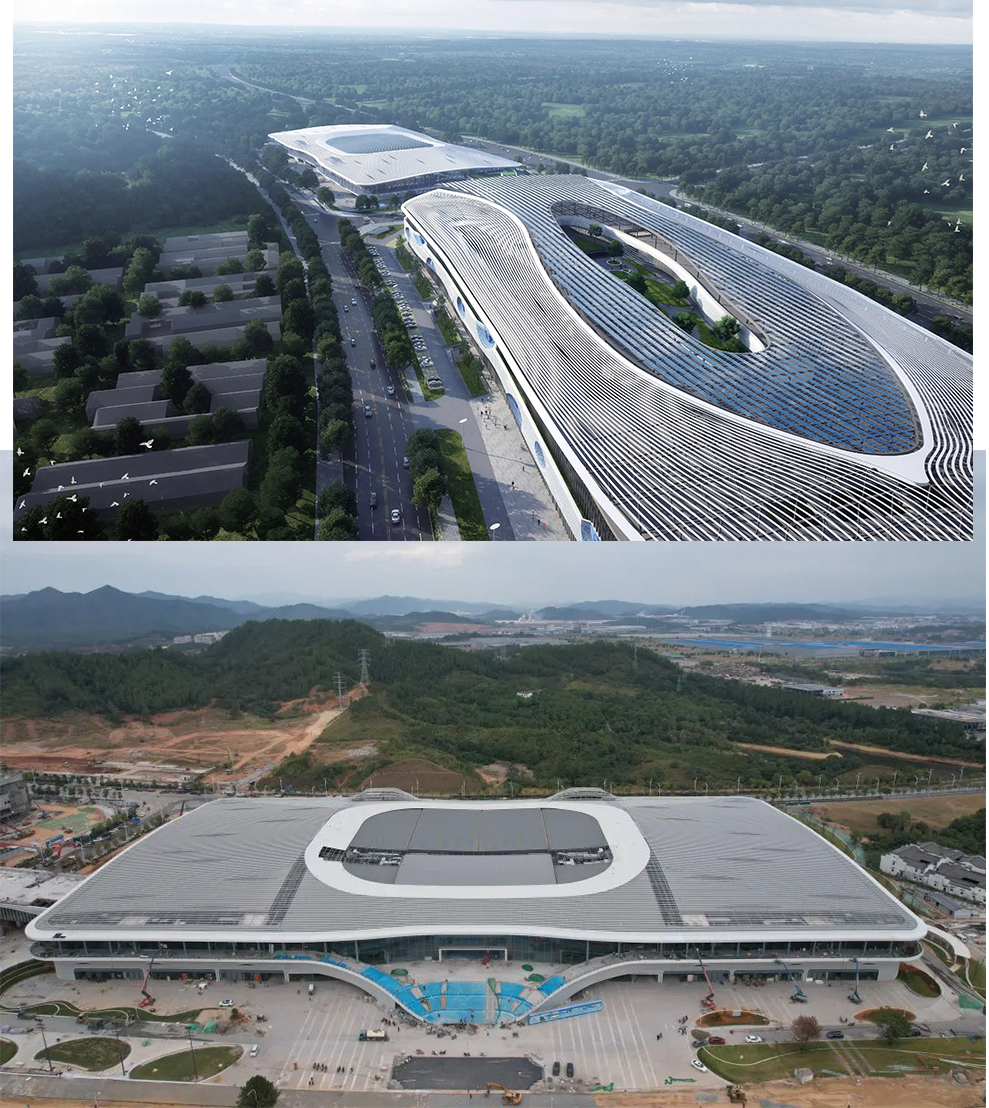 景德鎮(zhèn)國(guó)際陶瓷文化交流中心涂料施工效果展示