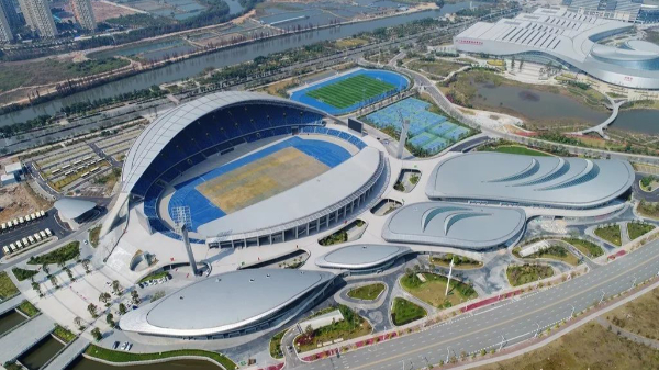 江門體育中心指示牌立標翻新工程