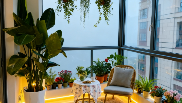 陽臺通鋪封窗后，墻面直接刷無機涂料行不行？正確方法來了！