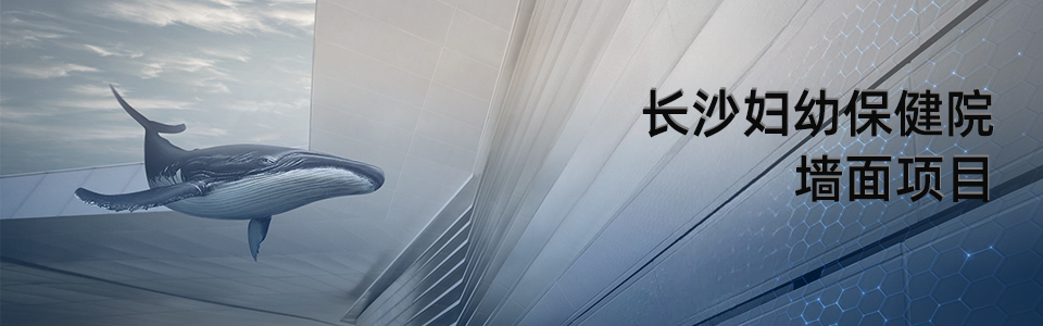 長(zhǎng)沙市婦幼保健院建筑外觀 - 使用英特寶水性陶瓷涂料效果