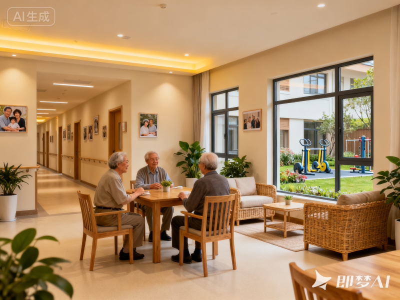 jimeng-2025-09-25-9971-養(yǎng)老社區(qū)空間